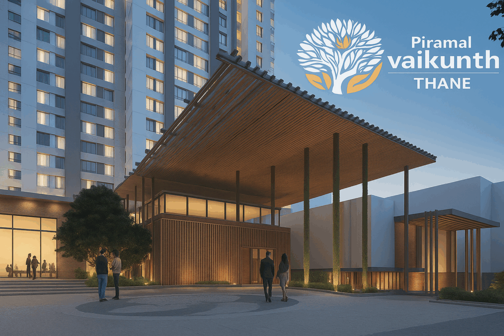 Piramal Vaikunth Balkum Thane by Piramal Realty showcasing luxury residences and green landscapes.